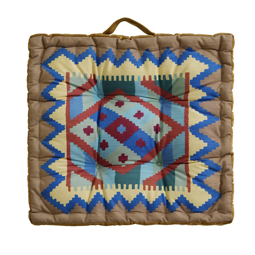 摩洛哥风复古印花地上坐垫加厚榻榻米坐垫家用椅垫客厅卧室蒲团垫,淘宝优惠券,粉丝福利购,淘宝优惠卷