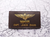 CWU45 Compétences en veste de vol Nom de la marque Nom de marque Custom USN Navy TOPGUN2 Magnificent Zhiling Cloud 2 Genuine Leather Nom Insigne