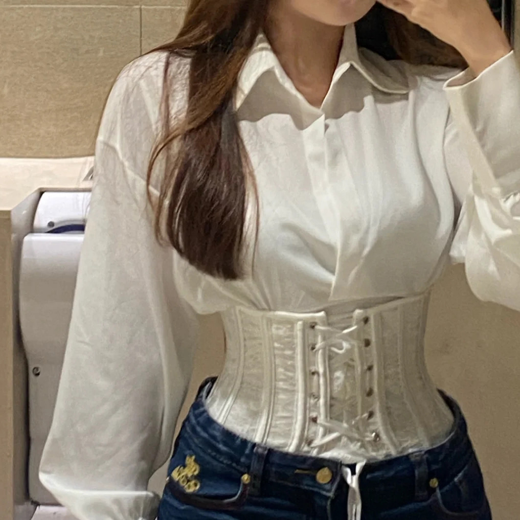 蕾丝束缚束腰收腹神器鱼骨腰封护腰婚纱塑腰产后收腰束腹带女瘦身,淘宝优惠券,粉丝福利购,淘宝优惠卷