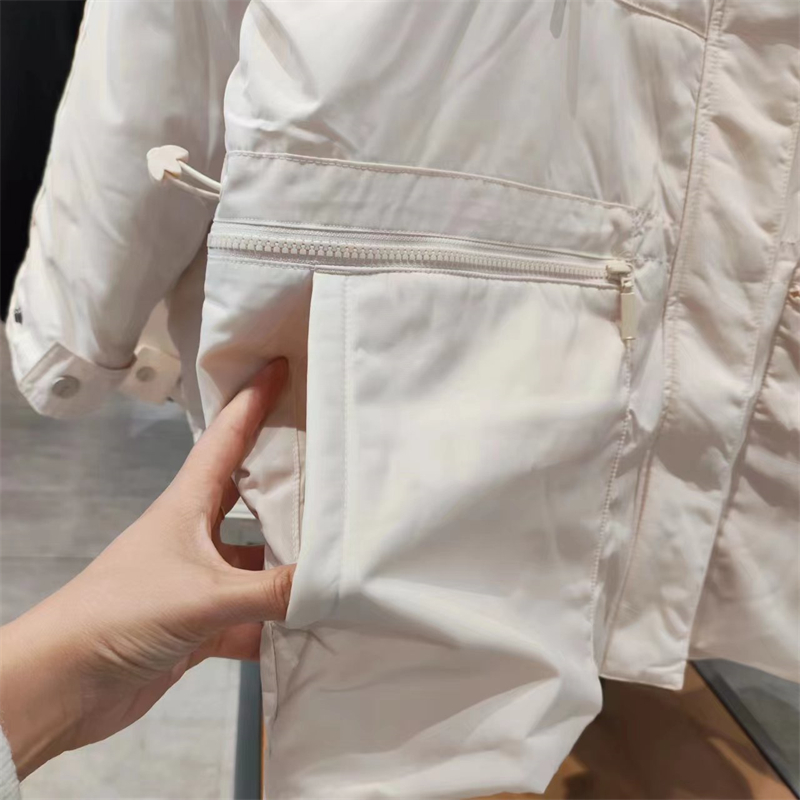 正品Adidas/阿迪达斯三叶草秋冬季女子休闲运动保暖羽绒服 HK5249 - 图0