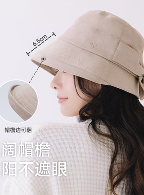 UV100石墨烯恒温保暖渔夫帽女