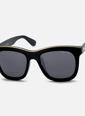 TomFord时尚大框方形黑超太阳镜