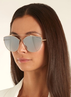 tomford汤姆福特街拍水银女墨镜