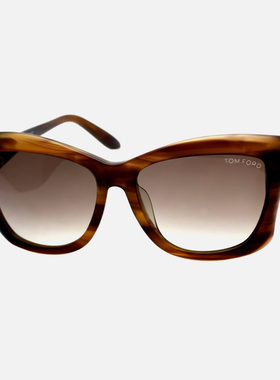 汤姆福特大脸街拍显瘦猫眼女墨镜