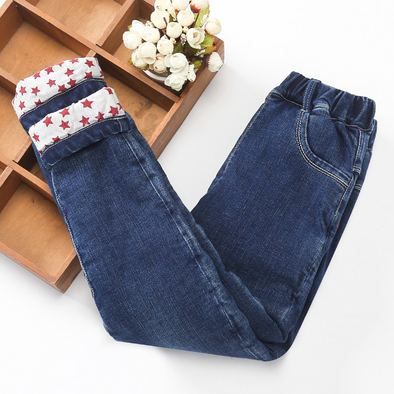 冬季女童夹棉牛仔裤秋冬2025新款中大童加绒棉裤外穿儿童保暖裤冬,淘宝优惠券,粉丝福利购,淘宝优惠卷