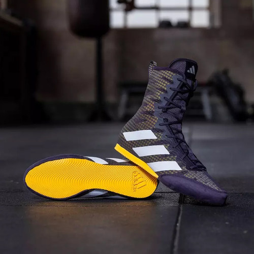 ADIDAS BOX HOG 4搏击训练鞋格斗摔跤散打 拳击鞋 GZ6118  FX0561 - 图2