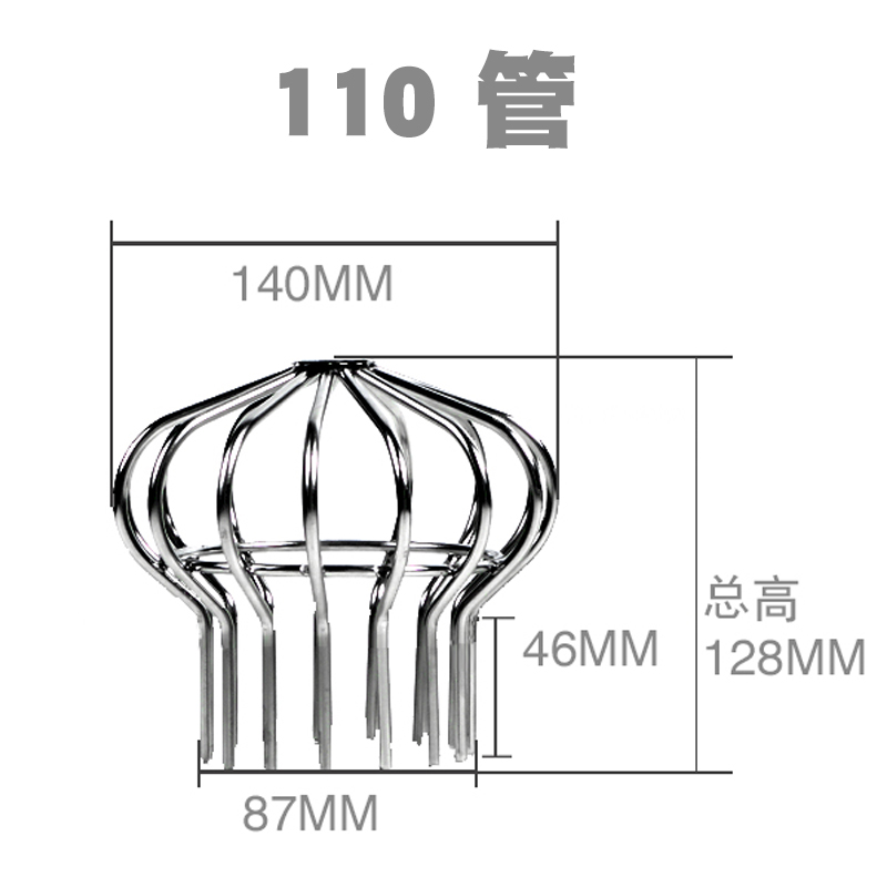 屋顶网球帽防堵过滤网罩落雨水口篦子排下水管DN50/75/100天台面 - 图1