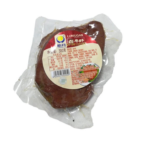 清真五香牛肝皓月卤牛肝1件包邮3袋*300g清真熟食即食牛肝 - 图0