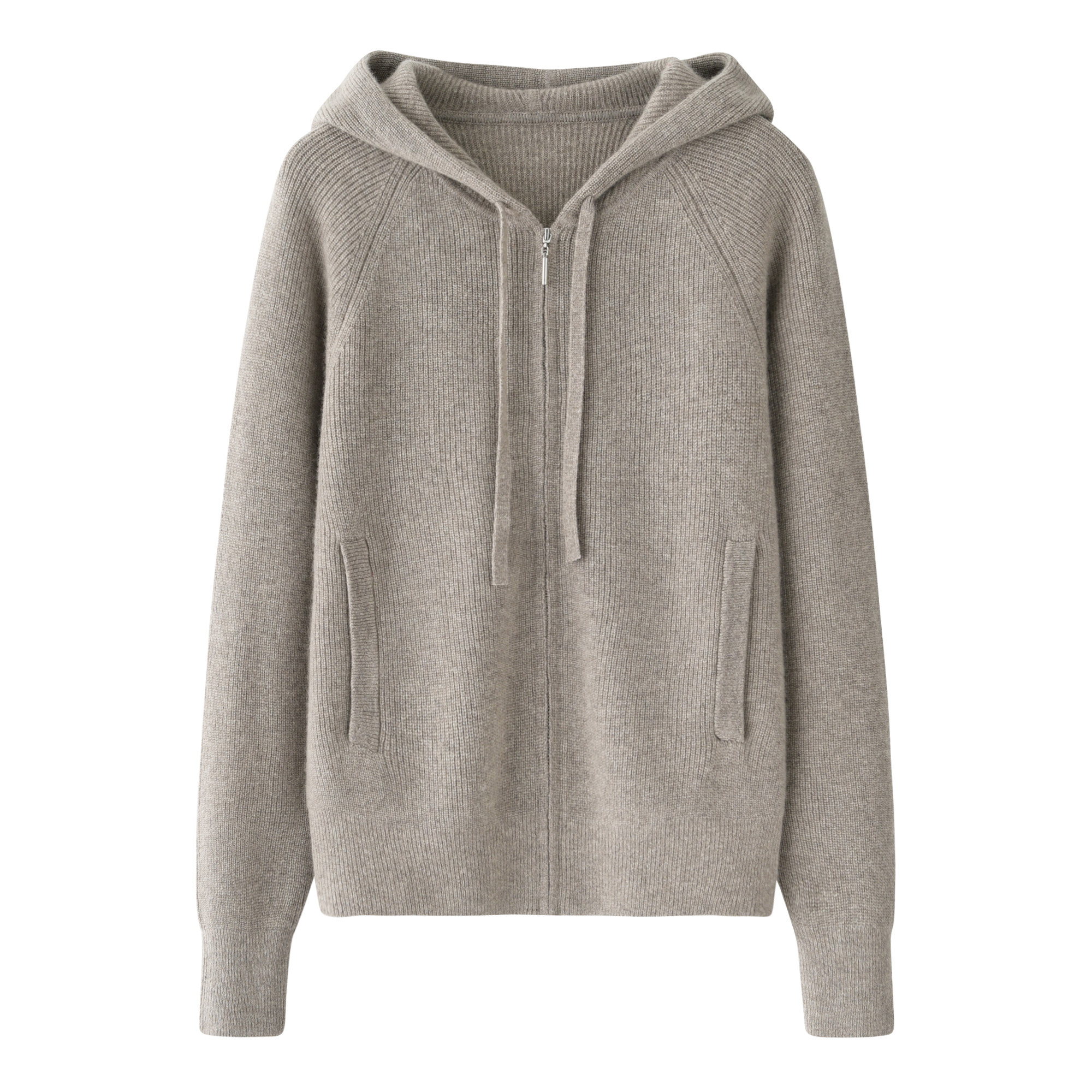 鄂市100%纯山羊绒衫女连帽拉链开衫外套加厚针织毛衣帽衫,淘宝优惠券,粉丝福利购,淘宝优惠卷