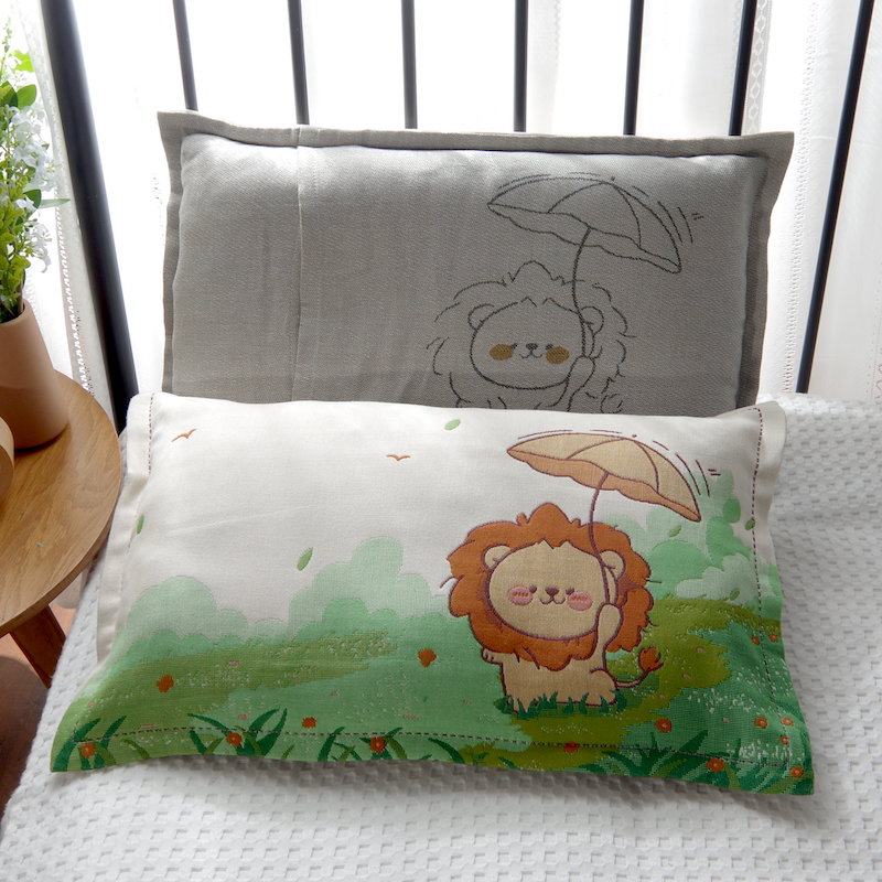 儿童枕套纯棉纱布无荧光柔软透气加厚全棉枕头套宝宝幼儿园枕芯套,淘宝优惠券,粉丝福利购,淘宝优惠卷