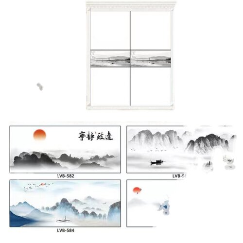 定制环保实木衣柜门推拉门定制滑移门现代网红卧室壁柜门滑动移门 - 图3