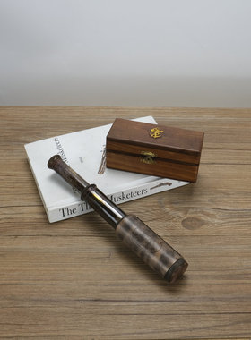 进口欧式风望远镜软装工艺摆设