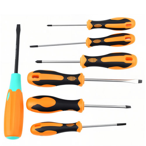 螺丝刀套装家用多功能维修工具内十一字锣丝刀磁性加长改锥小起子 - 图1