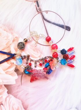 张凌赫同款手链手串武安侯谢征逐玉周边田曦薇同款樊长玉簪花流苏