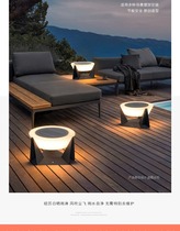 Door column lamp Solar outdoor lamp Courtyard Column Head Lamp Round Wall Lamp Villa Pillar Light Entrance headlights