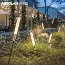Miroland Outdoor Lamp Solar Lamp Courtyard Lamp Villa Garden Lamp Straw Terrace Light Reed Lamp Landscape lamp View lamp