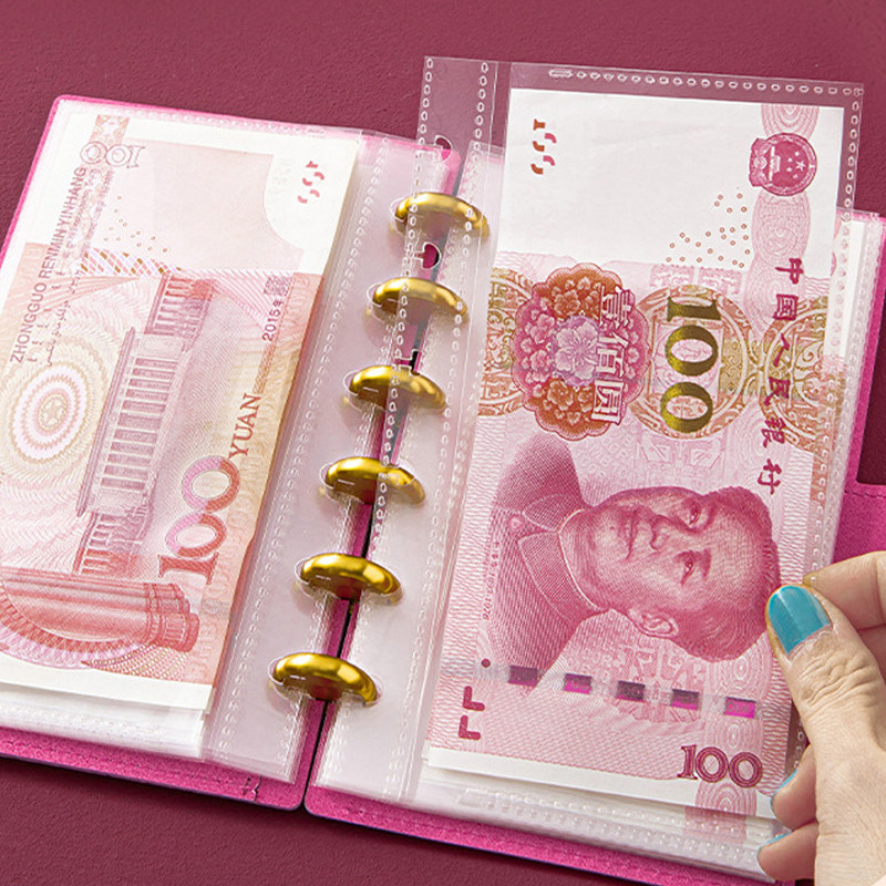 RINGNOTE卡册A6手账素材收纳袋便签票据收纳册贴纸钱币活页小卡册,淘宝优惠券,粉丝福利购,淘宝优惠卷