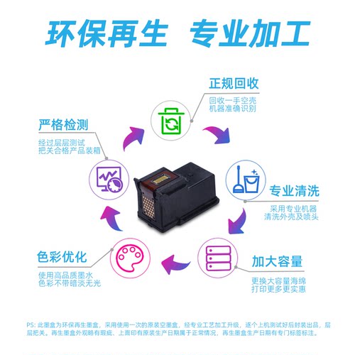 瑞博适用惠普63XL墨盒HP2130 2131 2132 3630 3632 3830一体机officejet 4520家用打印机4523连供4650易加墨 - 图3