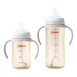 贝亲自然离乳PPSU重力球双把手奶瓶240ml