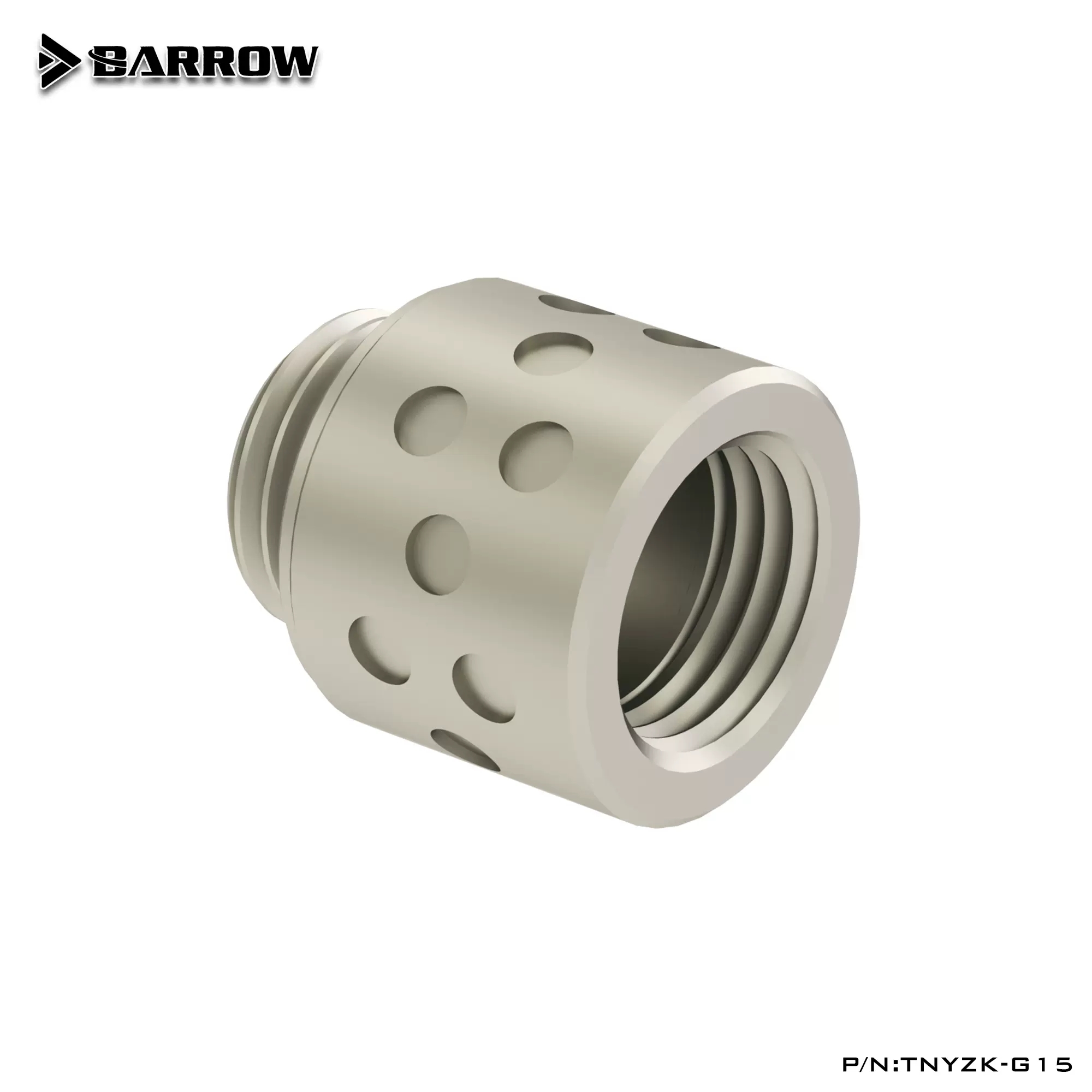 Barrow分体水冷 G1/4 开普勒 内牙延长螺座接头7.5/10/15/20/30MM - 图1