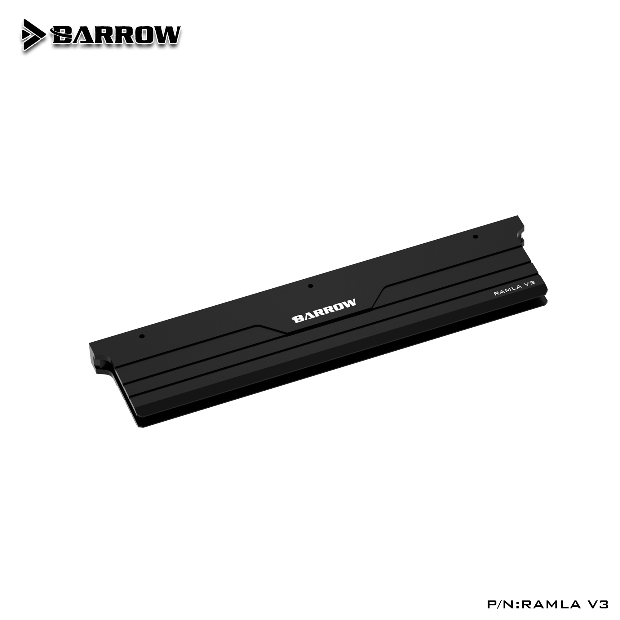 Barrow 内存水冷散热器 内存条散热马甲 风冷水冷改造 RAMLA V3