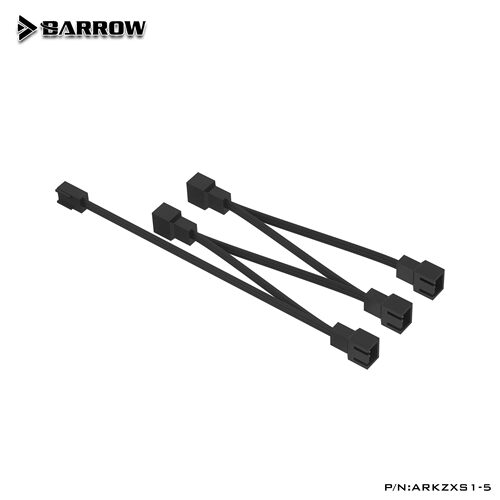 Barrow 极光 手动型控制器用1分5 水冷灯光扩展线束 ARKZXS1-5 - 图2