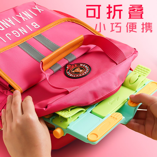 儿童看书读书支架儿童多功能阅读架书架桌面学生用便携式书夹固定书本书立桌上收纳翻书撑书器支撑放书的架子 - 图2
