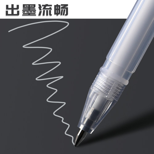 白色高光笔绘画笔手绘漫画美术生素描彩色高光白色金色银色动漫设计黑底写白字线勾线笔高光绘画笔美术 - 图1