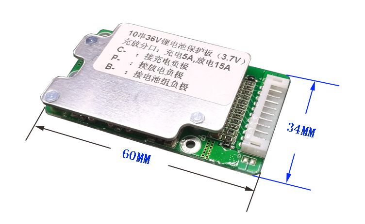 7串24V/10串36V/13串48V15A20A锂电池保护板扭扭车滑板车专用板-图2