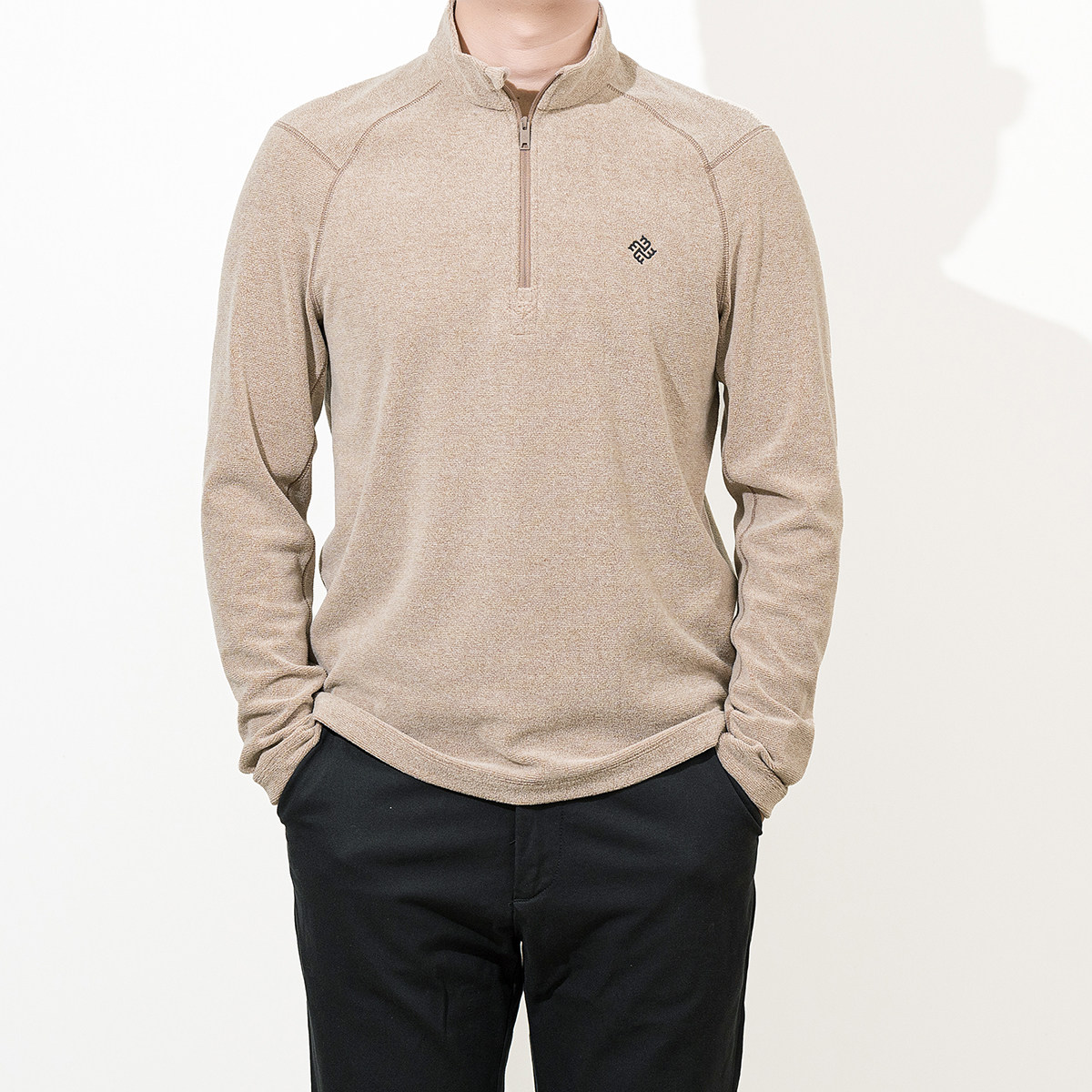 25冬玛汀 柔软保暧半拉链高领摇粒绒混纺蚕丝羊毛打底衫抓绒衣男,淘宝优惠券,粉丝福利购,淘宝优惠卷