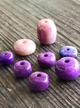 【玺玲珑】舒俱来平安扣 l 冰种老料皇家紫舒俱来苏纪石盘珠单珠