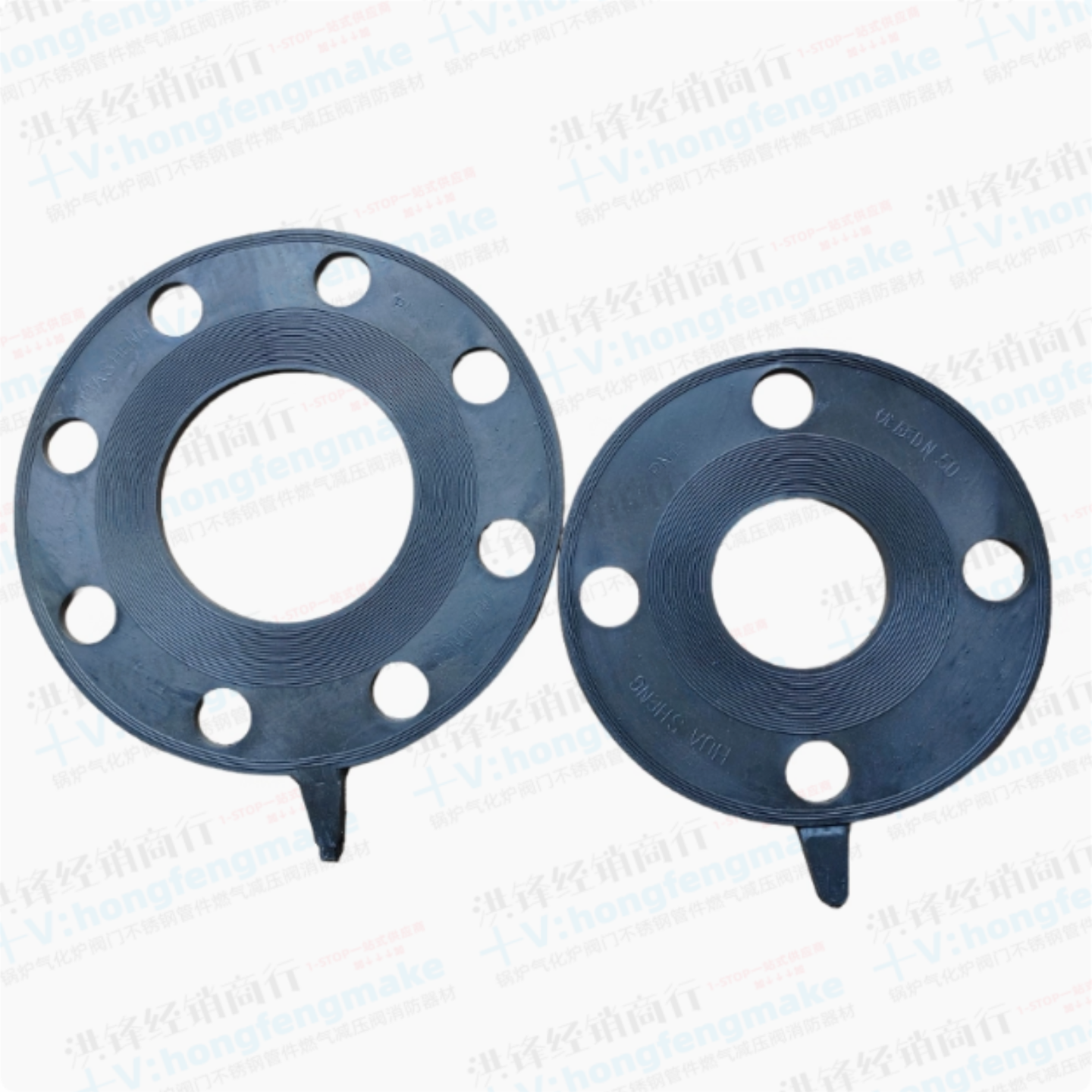 带螺丝孔法兰橡胶垫片圆形黑胶耐油密封圈优质加厚国标阀门法兰垫,淘宝优惠券,粉丝福利购,淘宝优惠卷