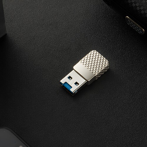 车载USB3.0 MicroSD卡TF卡读卡器金属外壳高速读写器隐藏插卡迷你 - 图1