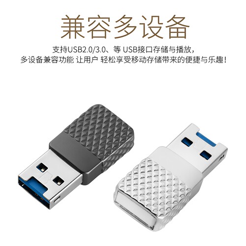 车载USB3.0 MicroSD卡TF卡读卡器金属外壳高速读写器隐藏插卡迷你 - 图3