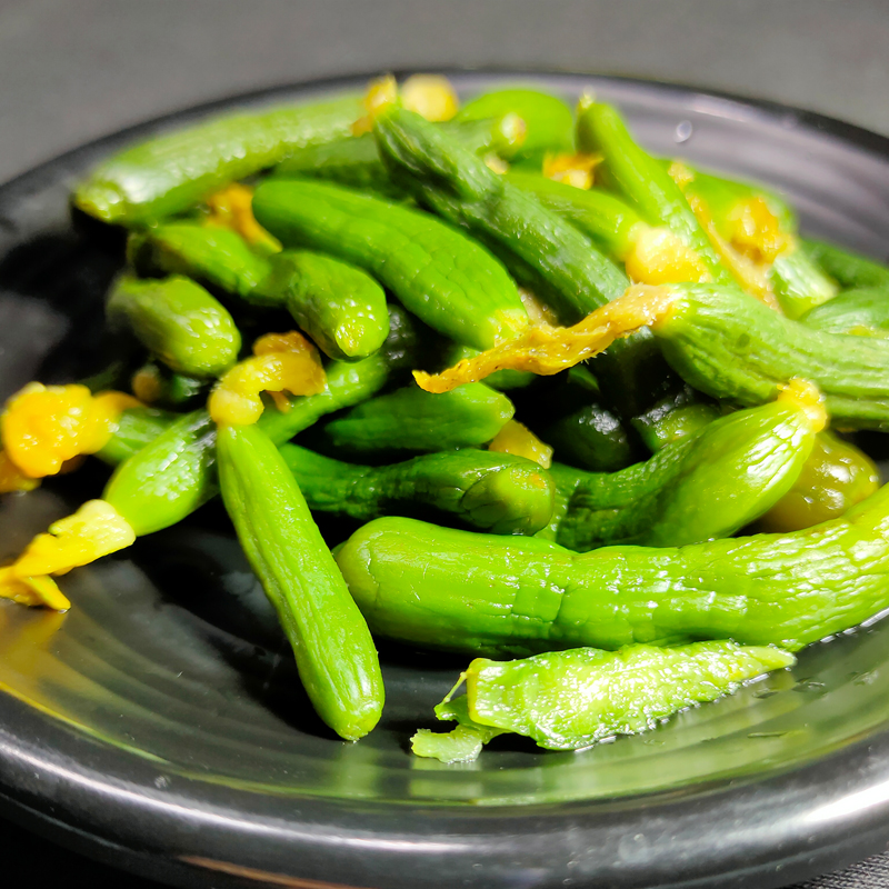 东北特产锦州小菜厂锦喌牌虾油小黄瓜袋装150g咸菜清淡款5袋-图0