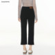 Bagpipe 2025 Autumn New Style Slim High Waist Slim Versatile Temperament Eight-Point Pants Women's Simple Commuting Pants