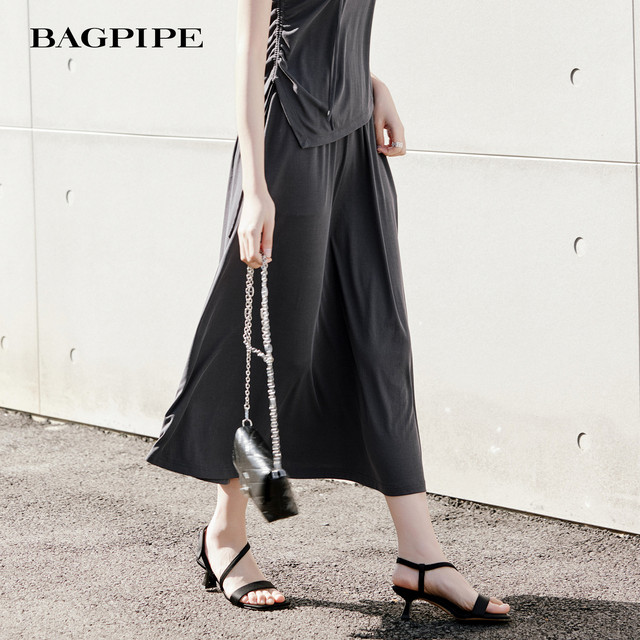Bagpipe 2026 ສິ້ນກະໂປງແອວແບບຍືດເຍື້ອໃນລະດູຮ້ອນໃໝ່, ລະບາຍອາກາດ, ສະດວກສະບາຍ, ຫຼຸດຜ່ອນອາຍຸແລະກະໂປງຍາວທີ່ສະດວກສະບາຍໃນການເດີນທາງ
