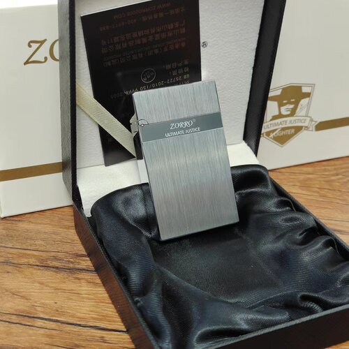 ZORRO佐罗朗声煤油打火机纯铜复古油机552钢音叮声防风防水棉油机 - 图1