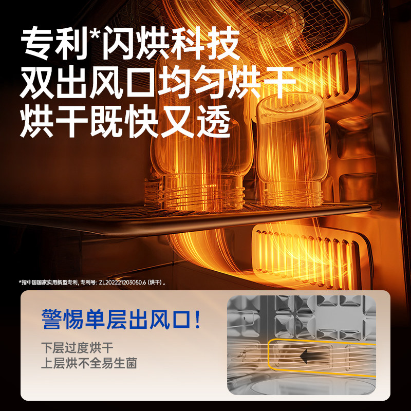 SnowBear小白熊星空奶瓶消毒柜婴儿宝宝专用烘干紫外线消毒三合一,淘宝优惠券,粉丝福利购,淘宝优惠卷