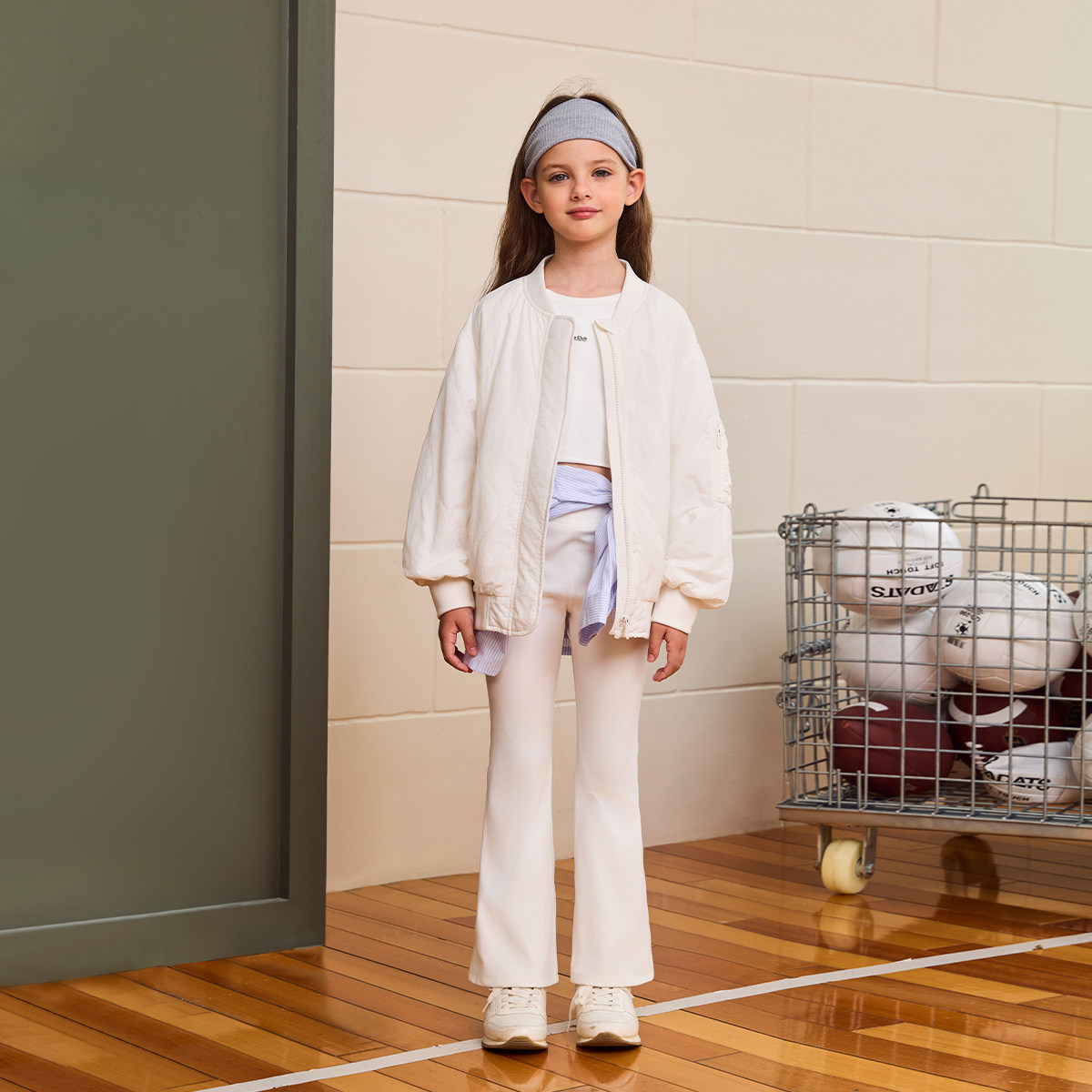 [云感高弹]马克珍妮女童软糯微喇瑜伽打底裤 儿童裤子秋装551723,淘宝优惠券,粉丝福利购,淘宝优惠卷