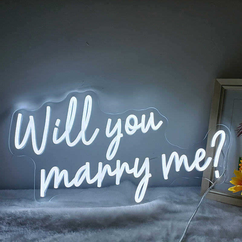 LED霓虹灯better together、will you marry me?婚礼表白创意灯 - 图3