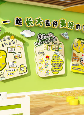 幼儿园环创主题形象墙贴