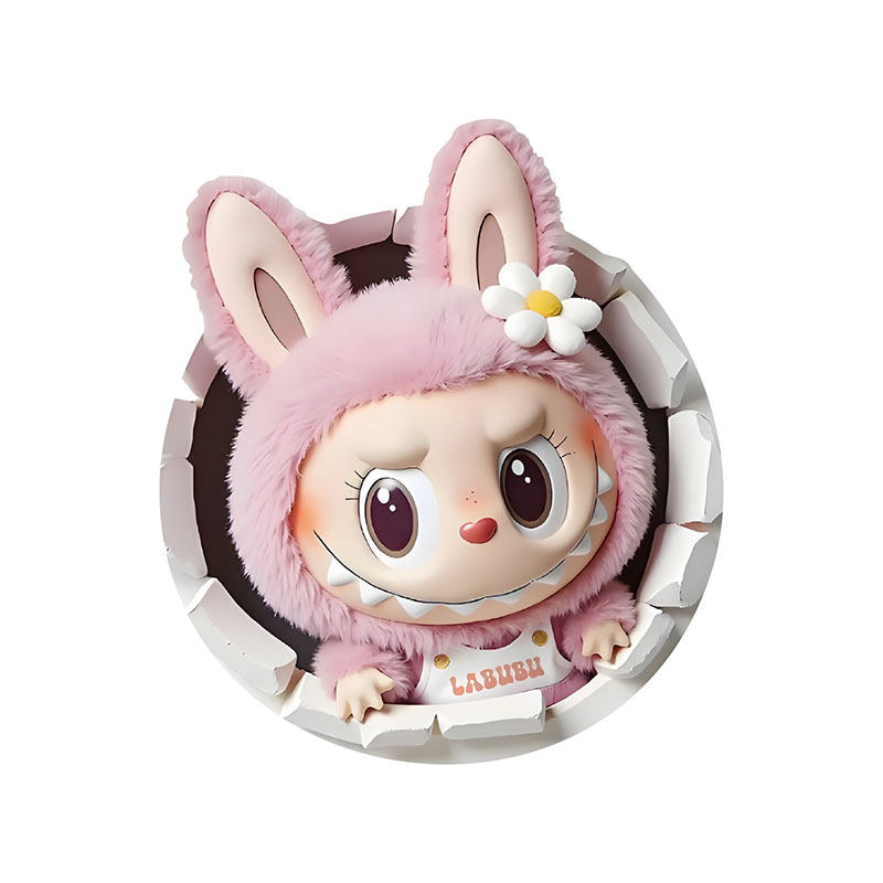 labu拉布儿童房间打卡布置墙装饰女孩卧室入户门贴纸床头海报挂牌,淘宝优惠券,粉丝福利购,淘宝优惠卷