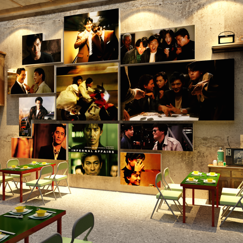 8090年代复古港风明星海报怀旧火锅老物件墙面装饰餐饮店场景布置,淘宝优惠券,粉丝福利购,淘宝优惠卷