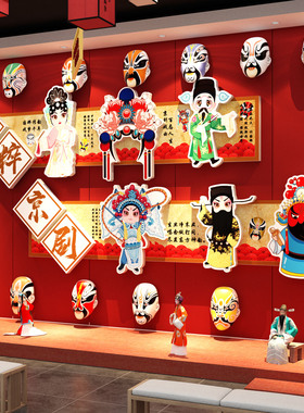 幼儿园墙面装饰画剪纸非遗传统文化贴场景环创主题作成品展示布置