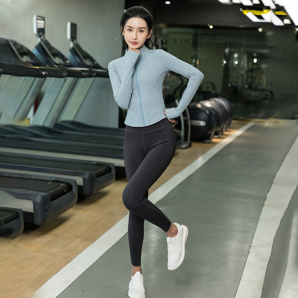 加绒保暖瑜伽小外套女专业健身跑步服秋冬健身房运动装上衣基础款,淘宝优惠券,粉丝福利购,淘宝优惠卷