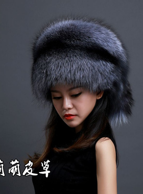 冬季皮草帽子男女款皮草帽子