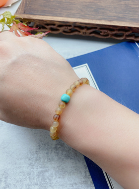 男女天然羚羊角可刮粉手串手链