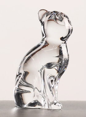 捷克水晶动物可爱风猫咪特色礼品