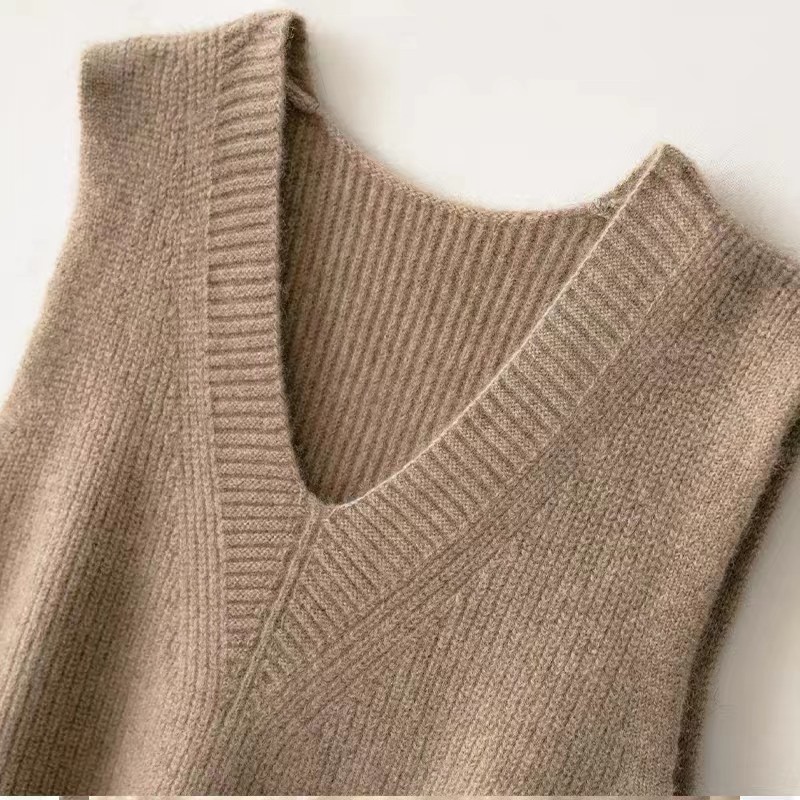 叠穿女马甲v领元宝针外搭羊毛坎肩针织打底衫毛衣气质无袖背心潮,淘宝优惠券,粉丝福利购,淘宝优惠卷